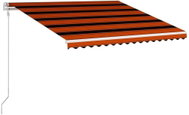 Automatic retractable awning 400 x 300 cm orange-brown - Awning