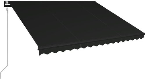 Automatic retractable awning 450 x 300 cm anthracite - Awning - Main image