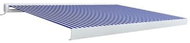 Cassette Awning with Motor 450 x 300cm Blue-white - Awning