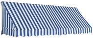 Okenní markýza 350 x 120 cm modro-bílá - Markýza