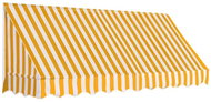 Okenní markýza 350 x 120 cm oranžovo-bílá - Markýza