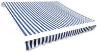 SHUMEE Plachta na markýzu, modro-bílá 4 x 3 m(bez rámu) - Markýza