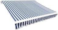 Plachta na markýzu plátěná modro-bílá 6 x 3 m (bez rámu) - Markýza