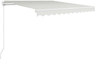 Ručně zatahovací markýza 300 x 250 cm krémová - Markýza