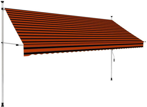 SHUMEE Markýza,  oranžovo-hnědá 350cm - Markýza - Main image
