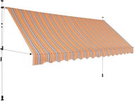 SHUMEE Markýza, žluto-modré pruhy 350cm - Markýza