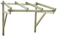 Entrance roof 150 x 150 x 160 cm wood - Door Canopy