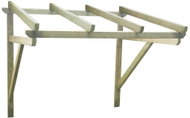 Entrance roof 200 x 150 x 160 cm wood - Door Canopy