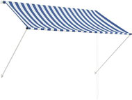 SHUMEE Markýza, modro-bílá 200 x 150 cm - Markýza