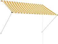 SHUMEE Markýza, žluto-bílá 200 x 150 cm - Markýza