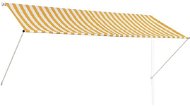 SHUMEE Markýza, žluto-bílá 300 x 150 cm - Markýza