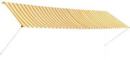 SHUMEE Markýza, žluto-bílá 400 x 150 cm - Markýza