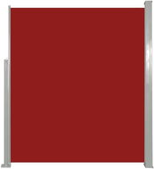 Zatahovací boční markýza / zástěna 160 x 500 cm červená - Markýza