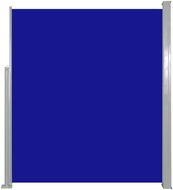 Zatahovací boční markýza / zástěna 160 x 500 cm modrá - Markýza