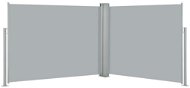 Zatahovací boční markýza / zástěna antracitová 140 x 1000 cm - Markýza