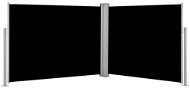 Zatahovací boční markýza / zástěna černá 140 x 1000 cm - Markýza