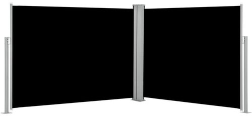 Zatahovací boční markýza / zástěna černá 140 x 1000 cm - Markíza - Hlavný obrázok