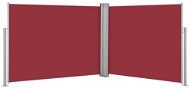 Zatahovací boční markýza / zástěna červená 140 x 1000 cm - Markýza