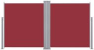 Zatahovací boční markýza / zástěna červená 160 x 600 cm - Markýza
