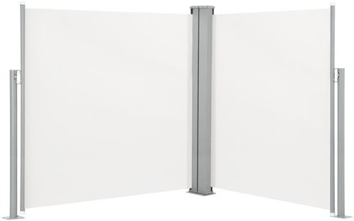 Zatahovací boční markýza / zástěna krémová 140 x 600 cm - Markýza - Main image