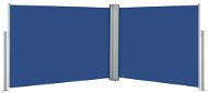 Zaťahovacia bočná markíza/zástena modrá 100 × 1000 cm - Markíza