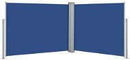 Zaťahovacia bočná markíza/zástena modrá 140 × 1000 cm - Markíza