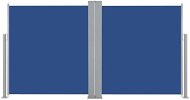 Zatahovací boční markýza / zástěna modrá 160 x 600 cm - Markýza