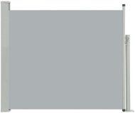 Zatahovací boční markýza/zástěna na terasu 100 x 300 cm šedá - Markýza