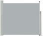 Zaťahovacia bočná markíza/zástena na terasu 100 × 300 cm sivá - Markíza