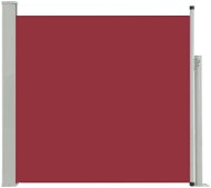 Zatahovací boční markýza/zástěna na terasu 170 x 300 cm červená - Markýza