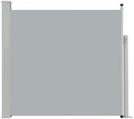 Zaťahovacia bočná markíza/zástena na terasu 170 × 300 cm sivá - Markíza
