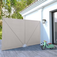 Folding screen for the terrace cream 300 x 200 cm - Screen