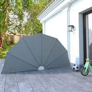Folding screen for the terrace gray 160 cm - Screen