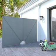 Folding screen for the terrace gray 240 x 160 cm - Screen
