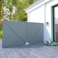 Folding screen for the terrace gray 400 x 200 cm - Screen