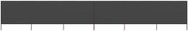 6-piece screen against the wind fabric 800 x 160 cm anthracite - Screen