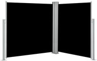 Zatahovací postranní markýza černá 160 x 600 cm - Markýza