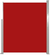 Markýza boční na terasu / balkonová zástěna 160 x 300 cm červená - Markýza