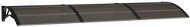 SHUMEE Vchodová strieška čierna 300 × 80 cm polykarbonát - Strieška nad dvere