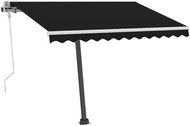 Volně stojící ručně zatahovací markýza 300 x 250 cm antracitová 3069699 - Markýza