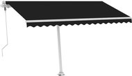 Volně stojící automatická markýza 400 x 300 cm antracitová 3069549 - Markýza
