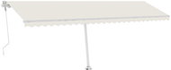 Volně stojící automatická markýza 600 x 300 cm krémová 3069807 - Markýza