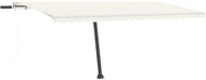 Volně stojící automatická markýza 500 x 350 cm krémová 3069867 - Markýza