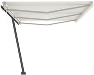 Volně stojící automatická markýza 600 x 350 cm krémová 3069887 - Markýza