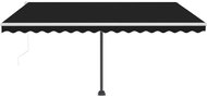 Automatická markýza LED a senzor větru 400 x 350 cm antracitová 3069194 - Markýza