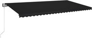 Automatická zatahovací markýza 600 x 350 cm antracitová 3069249 - Markýza