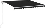Automatická markýza LED a senzor větru 400 x 300 cm antracitová 3069754 - Markýza