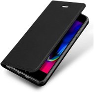 DUX DUCIS Skin Pro knížkové kožené pouzdro na iPhone 7/8/SE 2020, černé - Phone Case