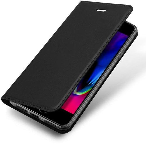 DUX DUCIS Skin Pro knížkové kožené pouzdro na iPhone 7/8/SE 2020, černé - Phone Case - Main image