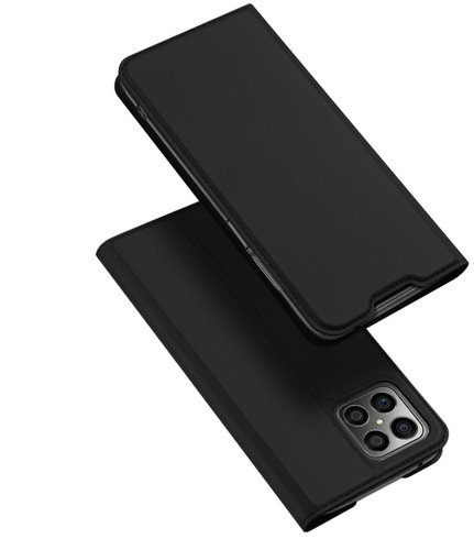 DUX DUCIS Skin Pro knížkové kožené pouzdro na Honor X8, černé - Phone Case - Main image